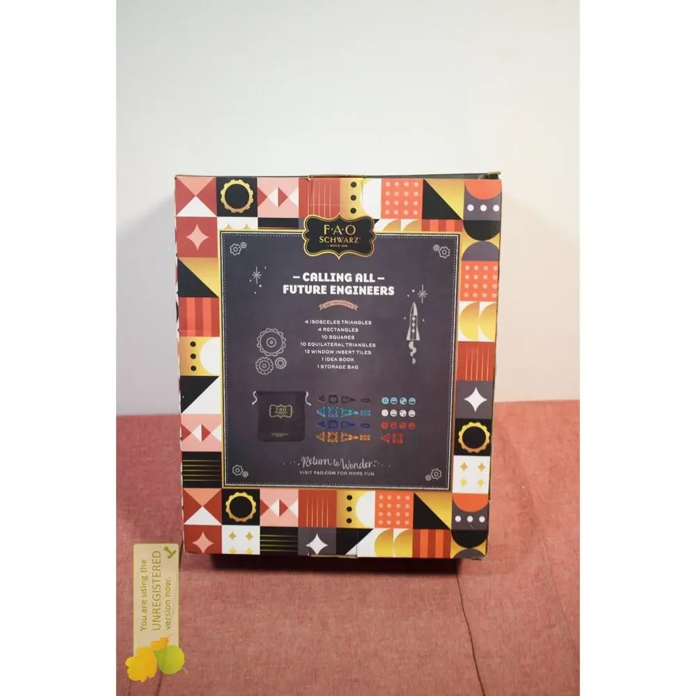 FAO Schwarz Magnetic Tile Set